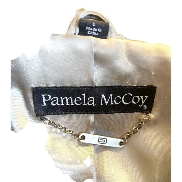 PAMELA MCCOY GREEN LEATHER JACKET - LARGE - Picture 4 of 4